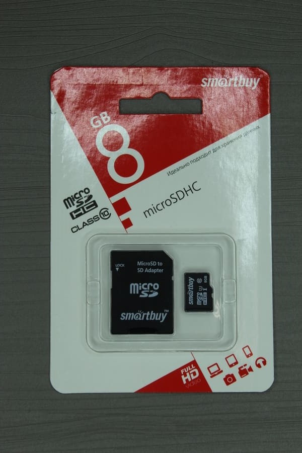 Smartbuy micro SD 8Gb 2